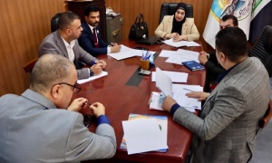 لجنة من وزارة التعليم العالي تزور جامعة كركوك