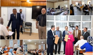 وسط أجواء أكاديمية منظمة .. طلبة الدراسات العليا في جامعة كركوك يؤدون امتحاناتهم النهائية