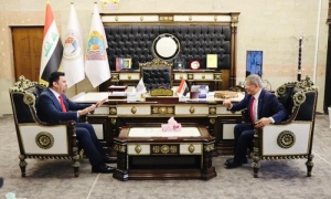 رئيس جامعة كركوك يستقبل أحمد داود أوغلو