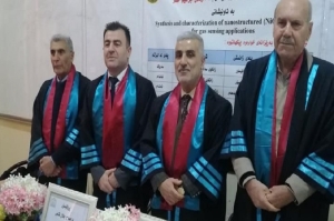 تدريسي من جامعة كركوك يشارك في مناقشة رسالة ماجستير في جامعة صلاح الدين