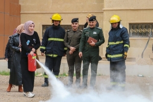 حفاظاً على سلامة الطلبة... جامعة كركوك تجري ممارسة على اعمال الدفاع المدني ومتطلبات السلامة في مجمع الأقسام الداخلية